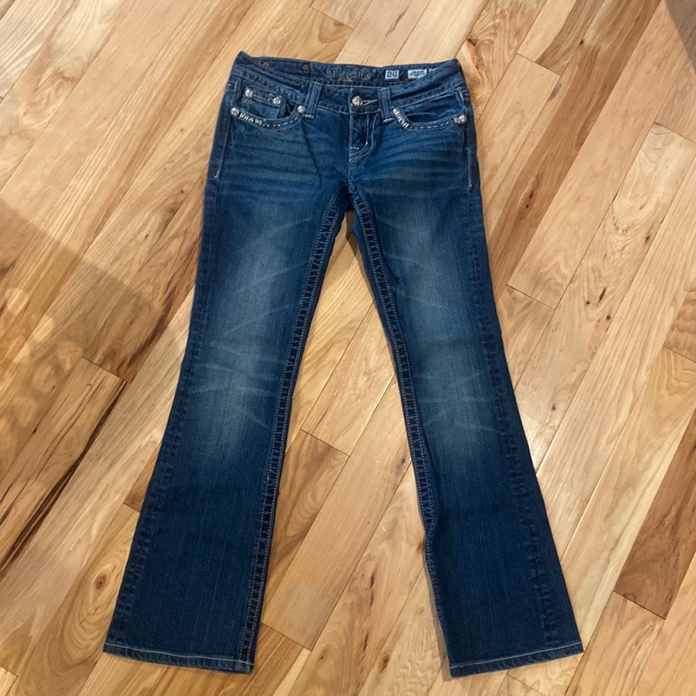 Miss Me boot cut jeans size 26